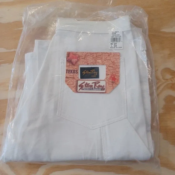 Stan Ray Pants size 29x34 Carpenter Painter Canvas Cotton Workwear USA Made